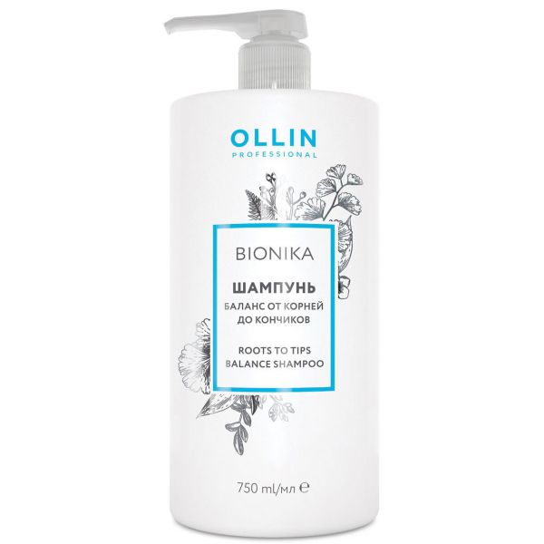 Shampoo "Balance from roots to tips" Bionika OLLIN 750 ml